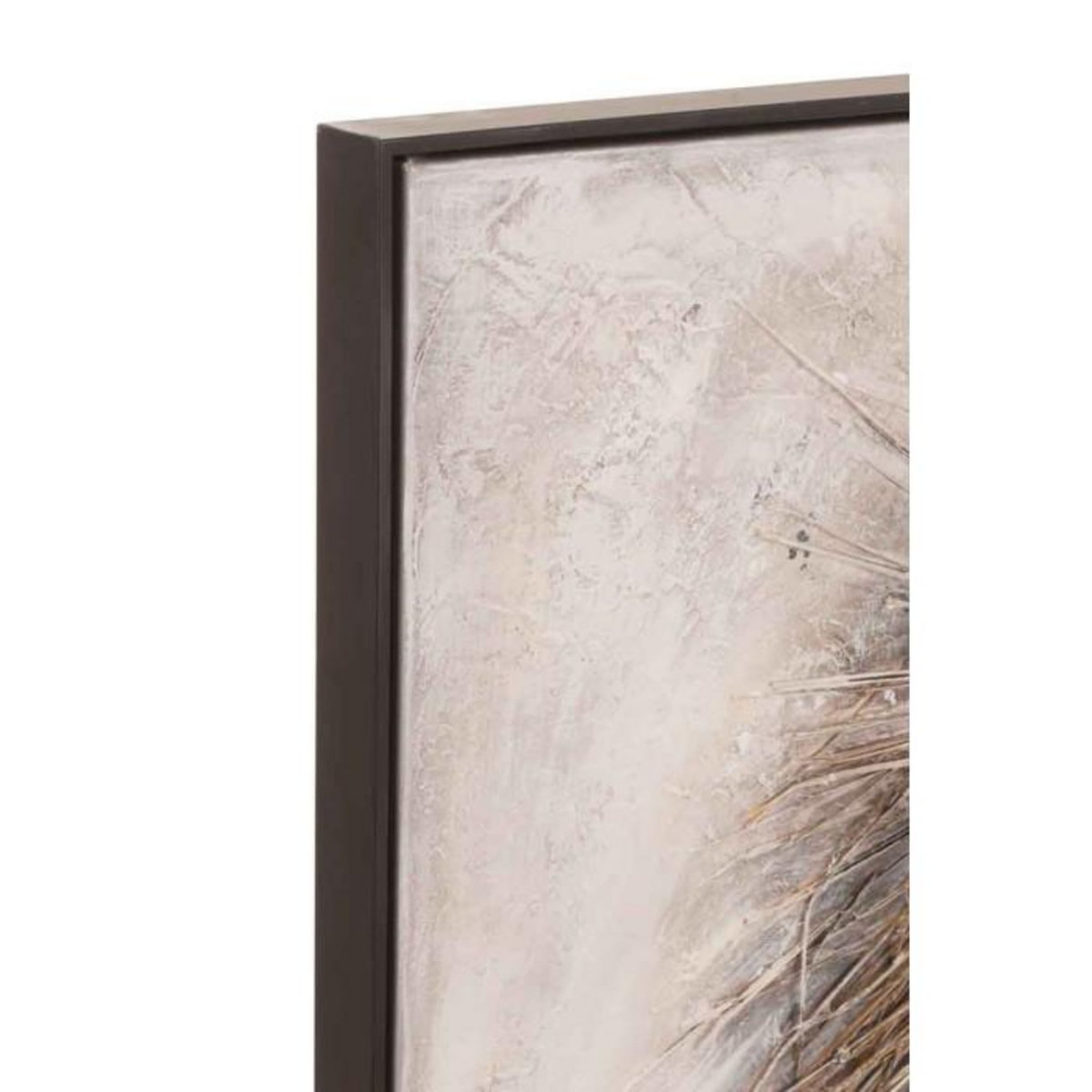 Paris Prix Tableau Peinture Déco  Lion  122x122cm Marron