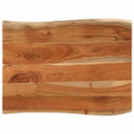 VIDAXL Dessus de table 90x60x2,5 cm rectangulaire bois massif d'acacia