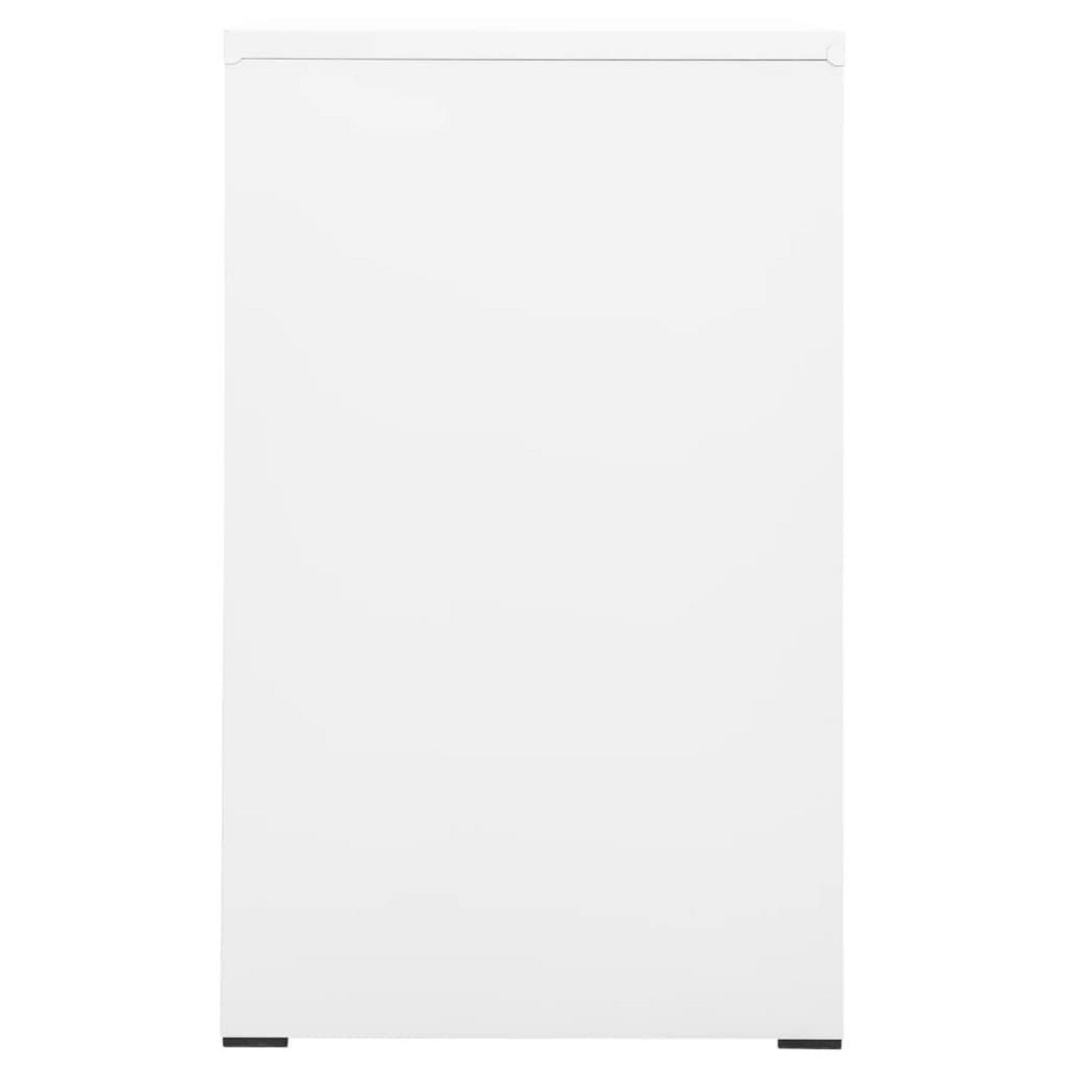 VIDAXL Classeur Blanc 46x62x102,5 cm Acier