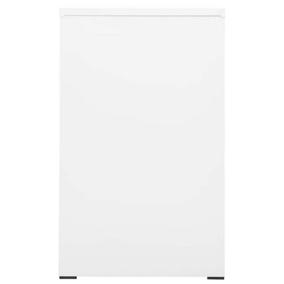 VIDAXL Classeur Blanc 46x62x102,5 cm Acier