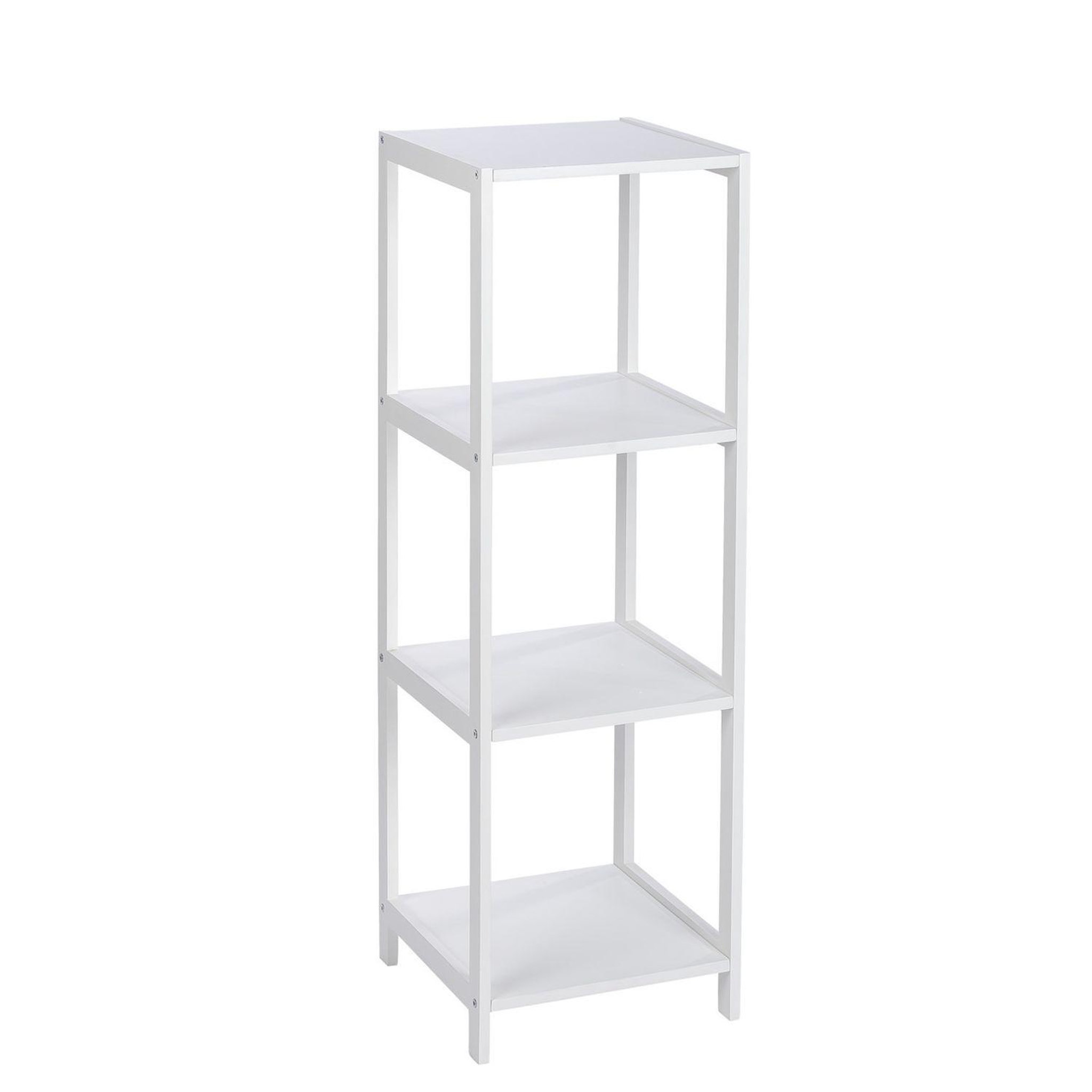 Wenko Etagère de salle de bain 4 niveaux olso - h. 112 cm - blanc