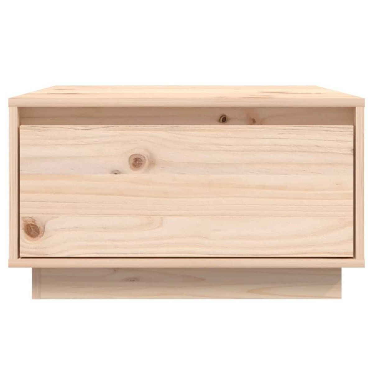 VIDAXL Table basse 55x56x32 cm Bois massif de pin