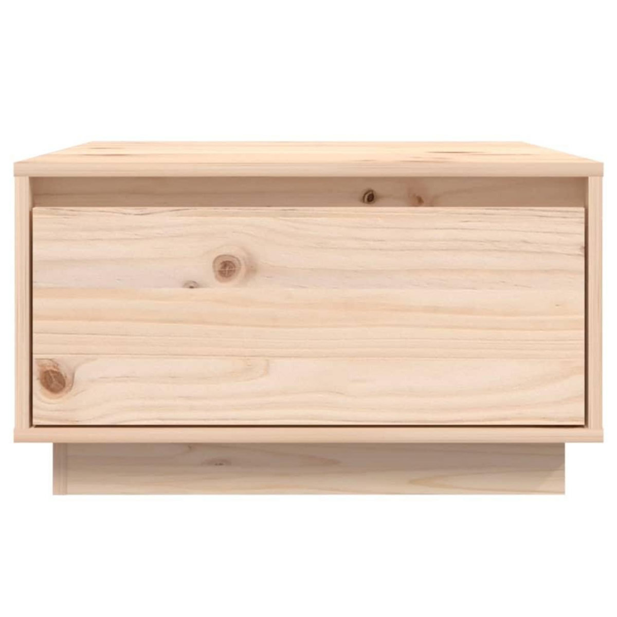 VIDAXL Table basse 55x56x32 cm Bois massif de pin