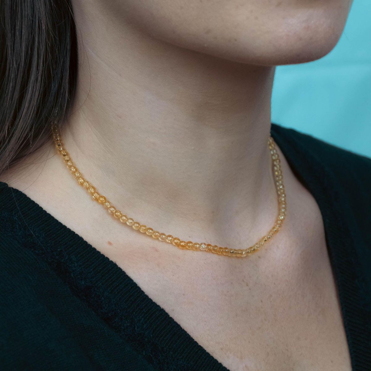 SLOYA Collier Serena en pierres Citrine