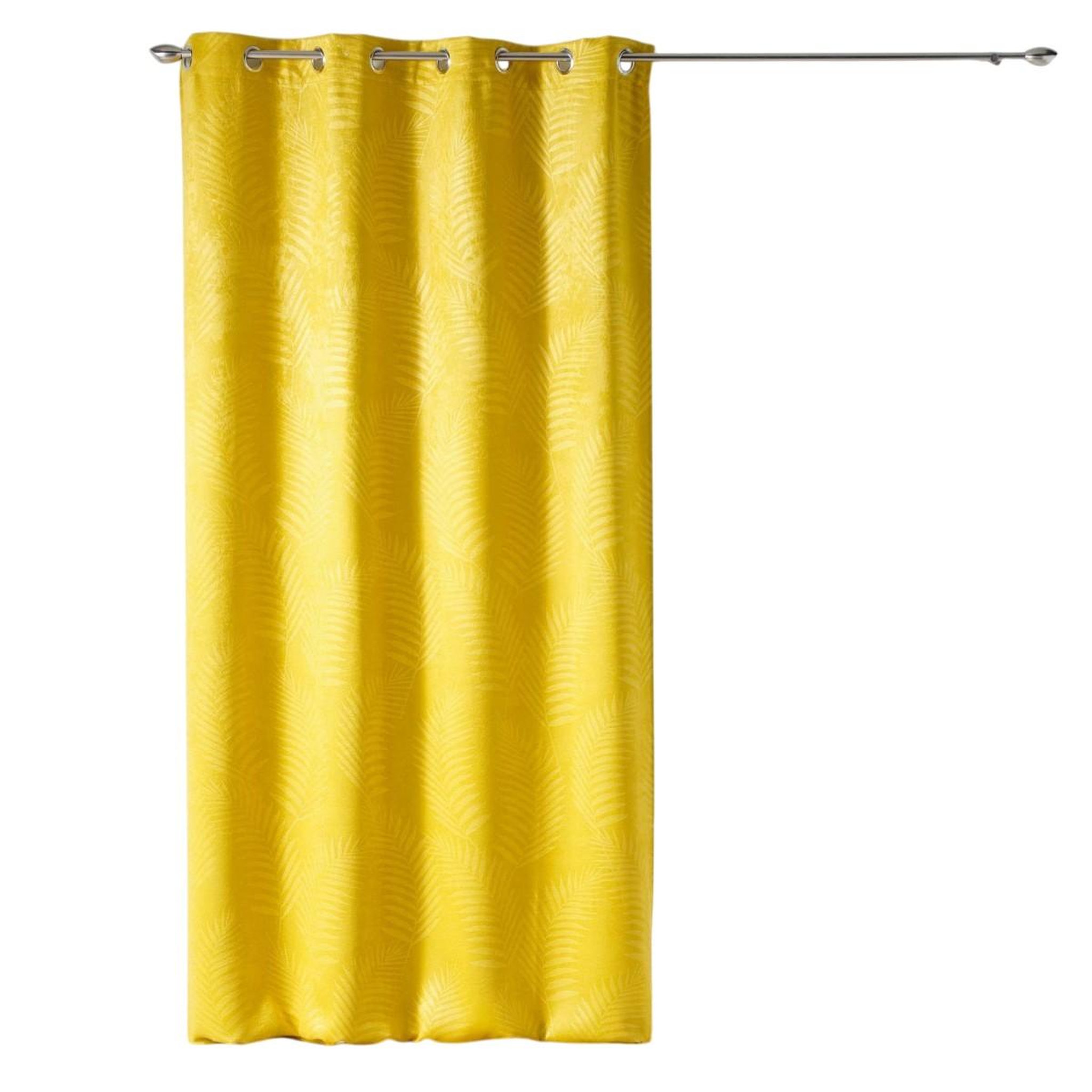 Eden Rideau a oeillets 140x240cm tropicaline jaune