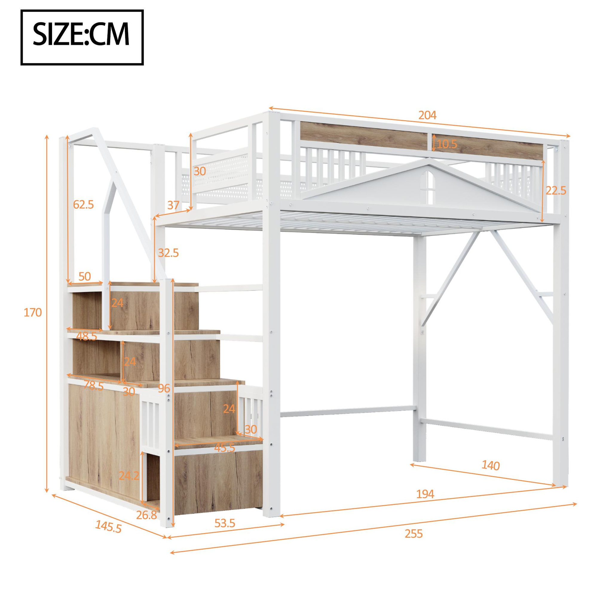 Voir la diapositive 3 : MERAX Lit mezzanine