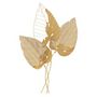 Voir la diapositive 1 : Paris Prix Décoration Murale en Métal  Autumn Leaf  84cm Or