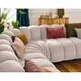 Voir la diapositive 6 : LISA DESIGN Debbie - canapé modulable d'angle droit 5 places en tissu texturé