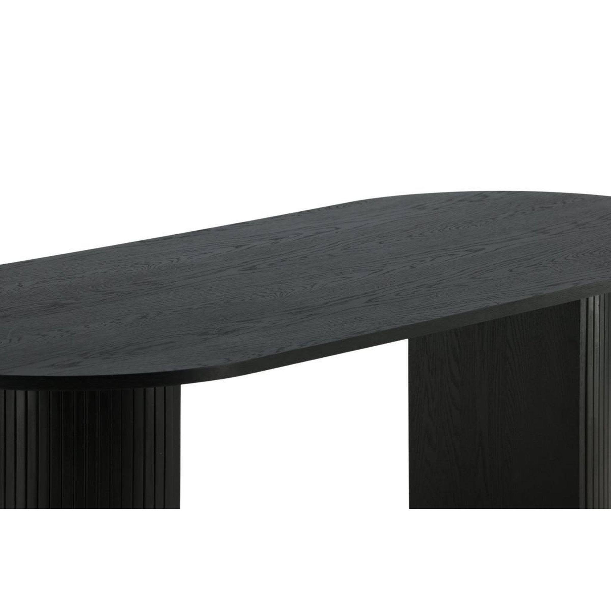 Voir la diapositive 5 : Paris Prix Table à manger ovale  bianca  200cm noir