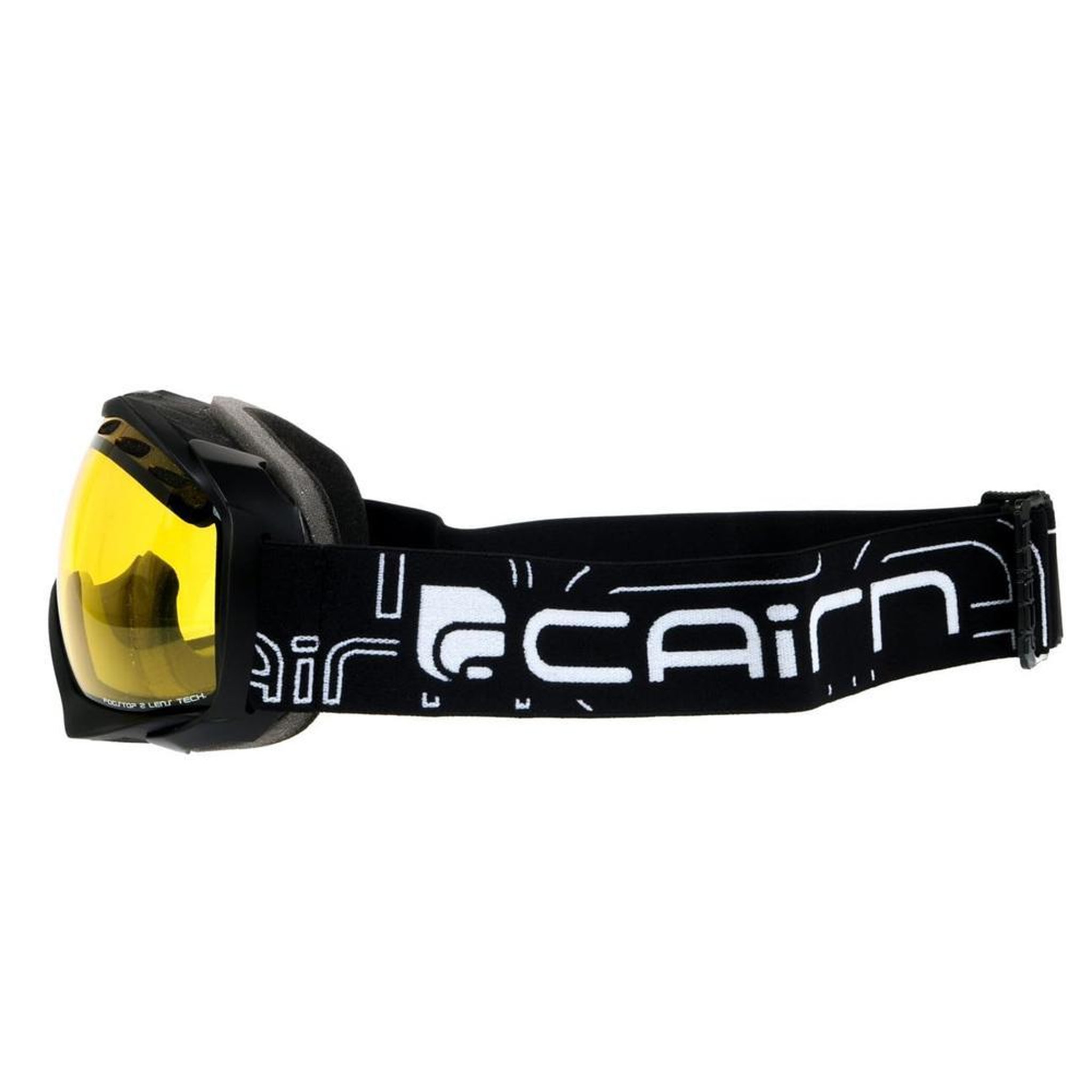 Voir la diapositive 5 : CAIRN Masque de ski noir/jaune homme/femme cairn speed spx1