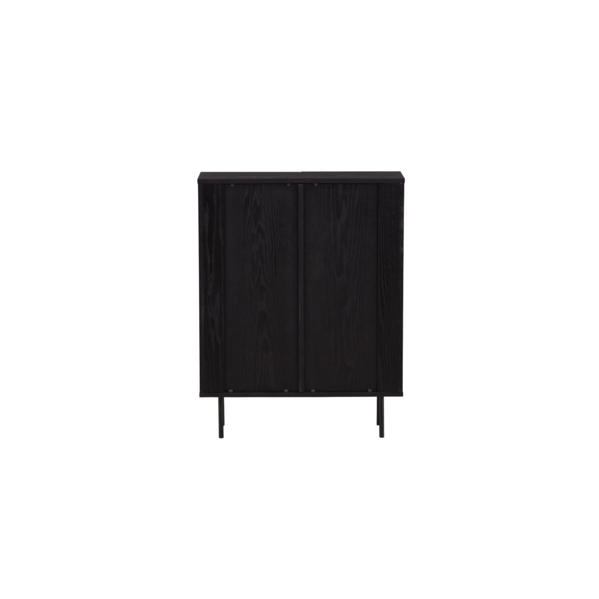 Voir la diapositive 5 : Paris Prix Buffet design nervuré  bjorkon  103cm noir