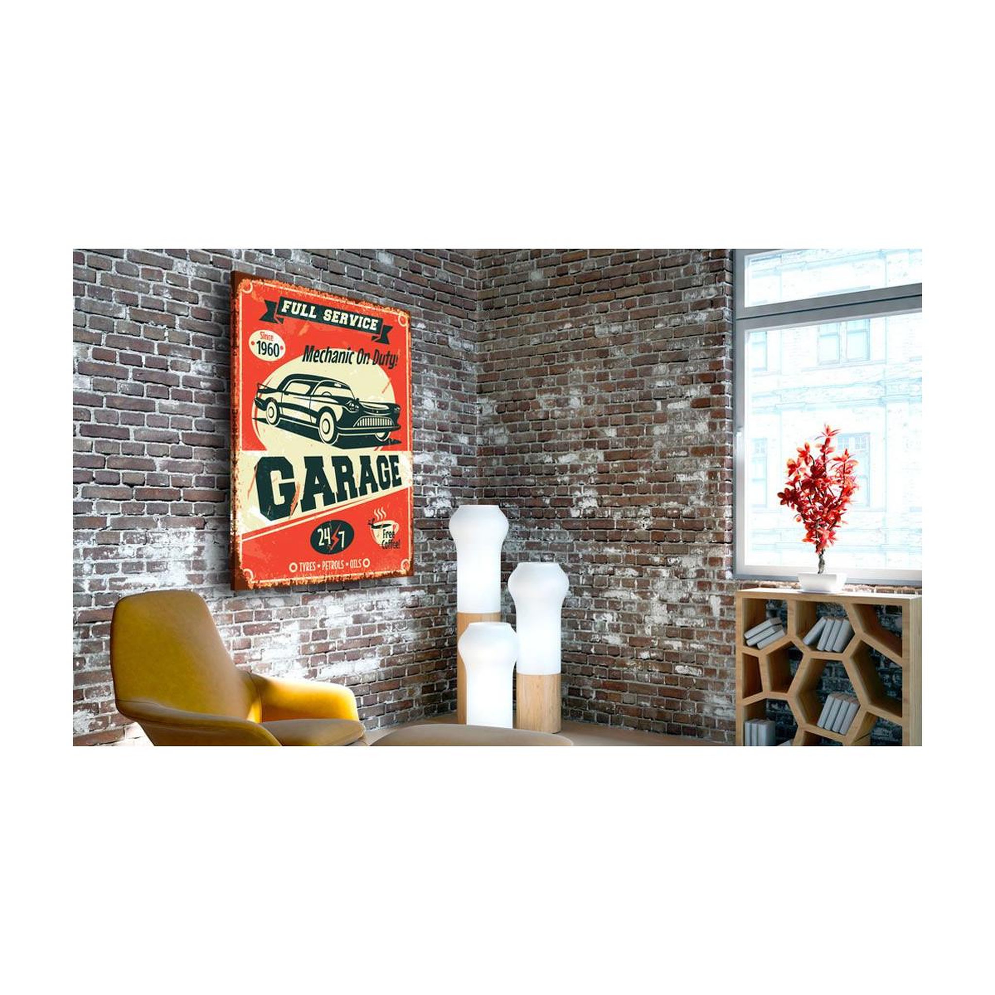 Voir la diapositive 2 : Paris Prix Tableau imprimé  old school