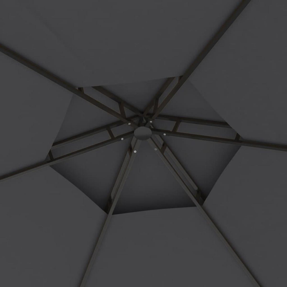 VIDAXL Belvedere avec parois 3,1x2,7 m Anthracite