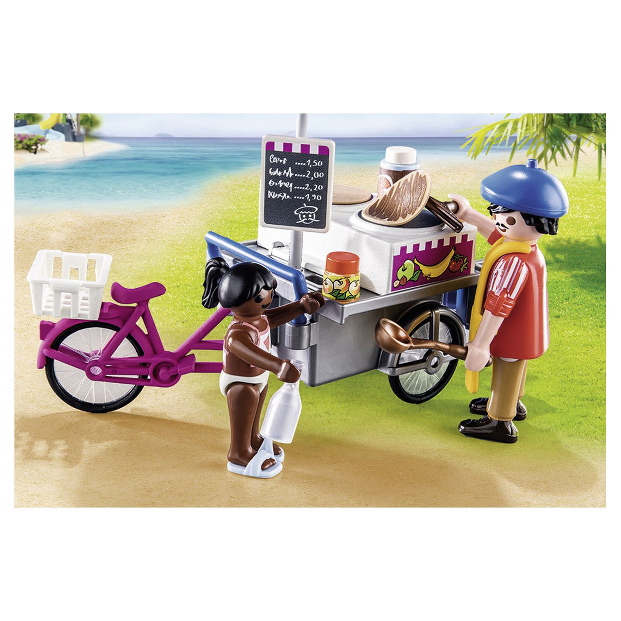 Voir la diapositive 4 : PLAYMOBIL 70614 - Family Fun - Stand de crêpes 