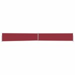 VIDAXL Auvent lateral retractable de patio 140x1200 cm Rouge