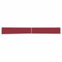 Voir la diapositive 1 : VIDAXL Auvent lateral retractable de patio 140x1200 cm Rouge