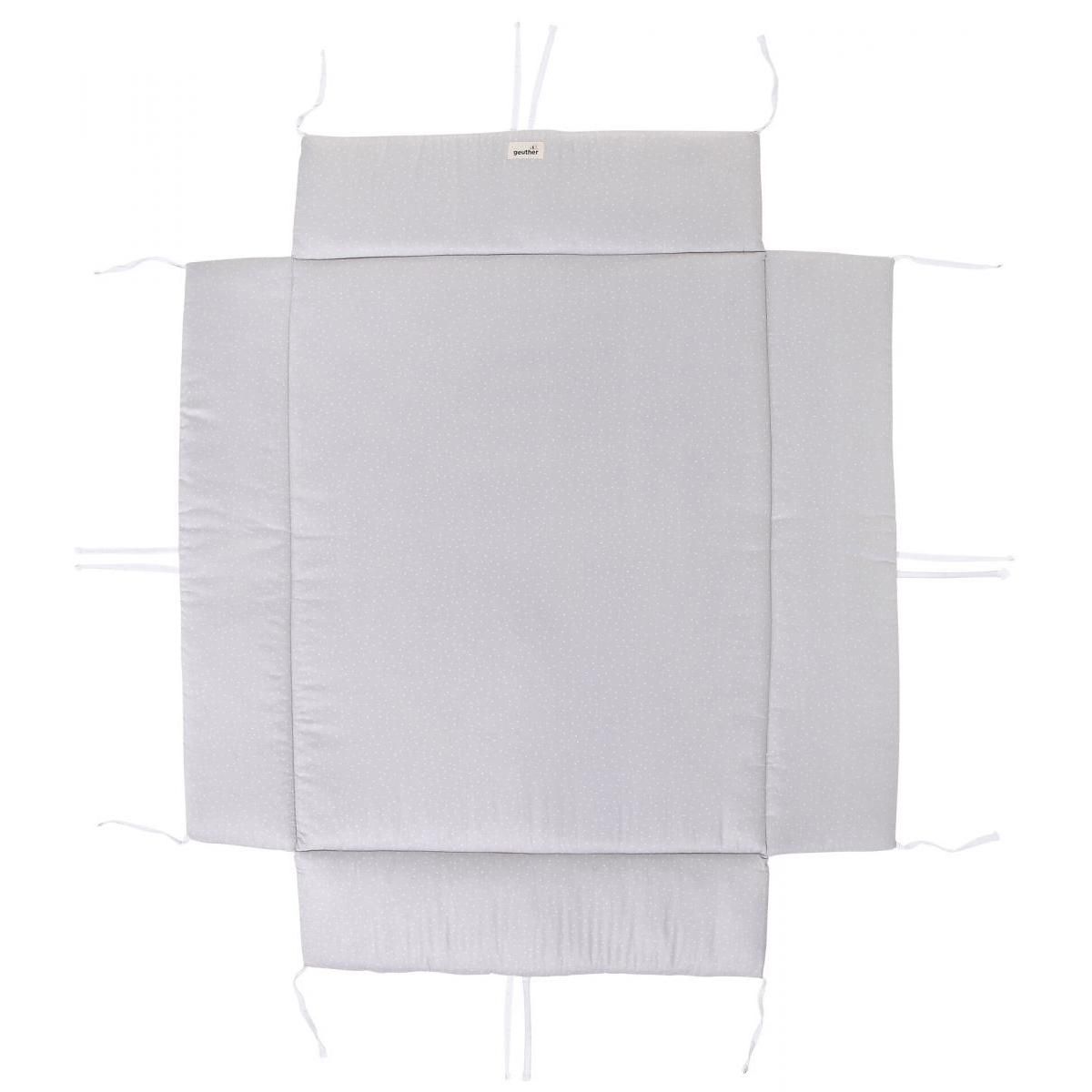 GEUTHER Tour de parc doux et durable pour bébé - Modèles Belami, Euro-Parc et Lucilee en gris 76x97 cm