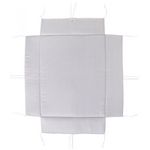 GEUTHER Tour de parc doux et durable pour bébé - Modèles Belami, Euro-Parc et Lucilee en gris 76x97 cm