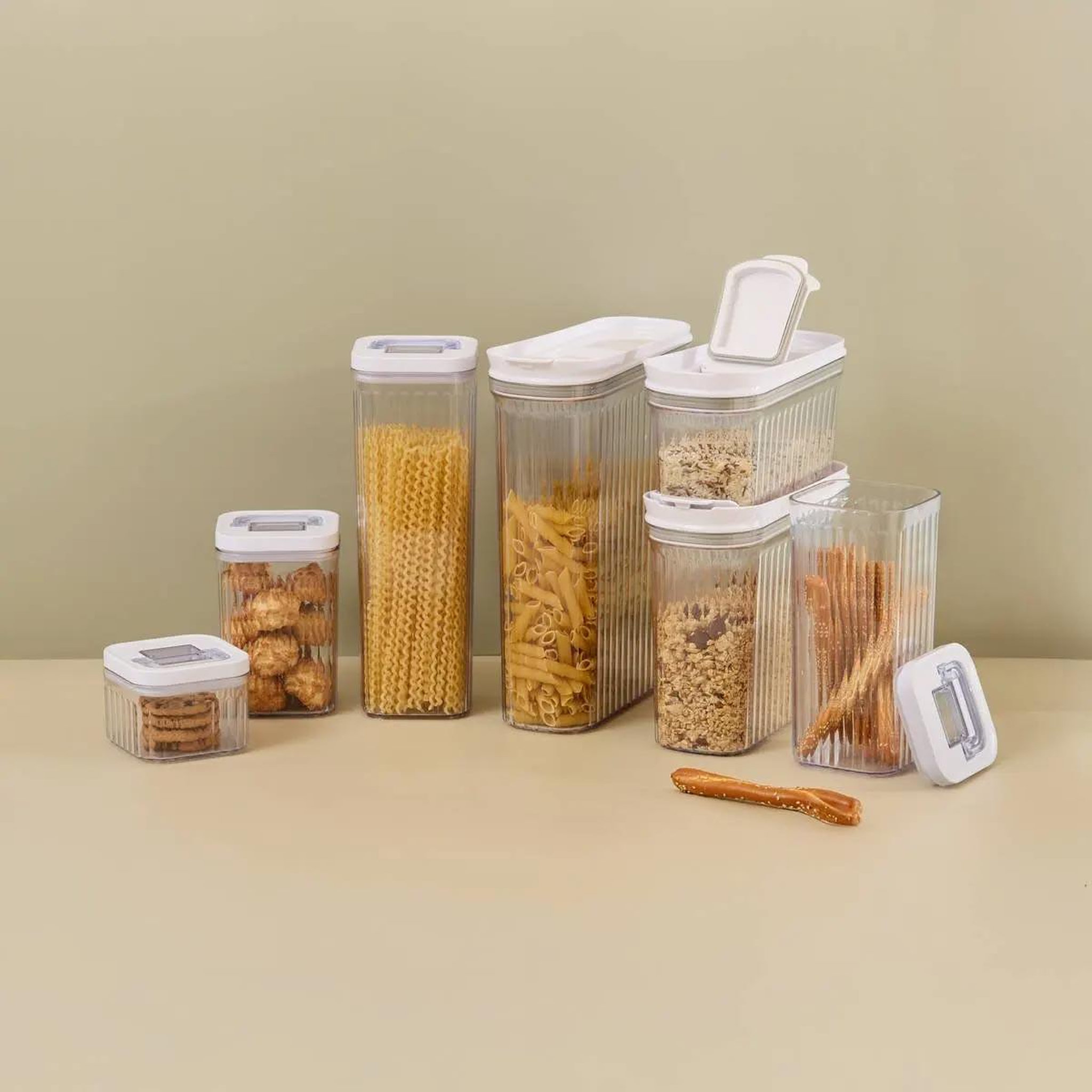 Voir la diapositive 6 : FIVE Boîte de conservation verseuse  streaks  2,9l transparent