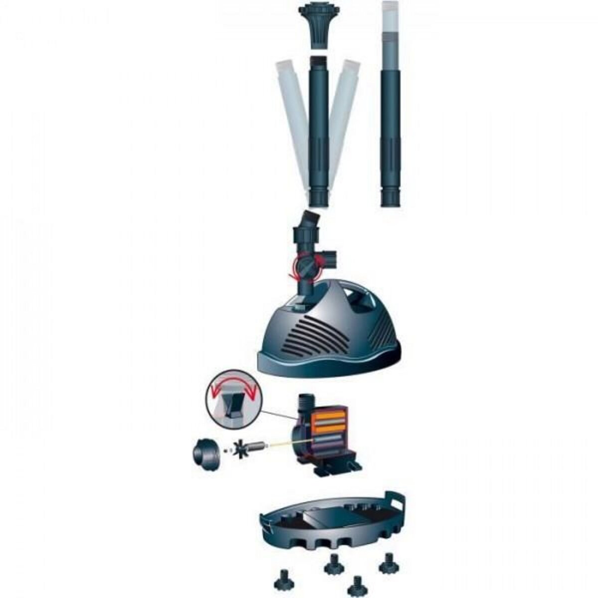 Ubbink Ubbink Pompe de fontaine d'étang Elimax 6000 1351305 403744