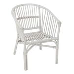 Paris Prix Chaise Enfant en Rotin  Filou  52cm Blanc