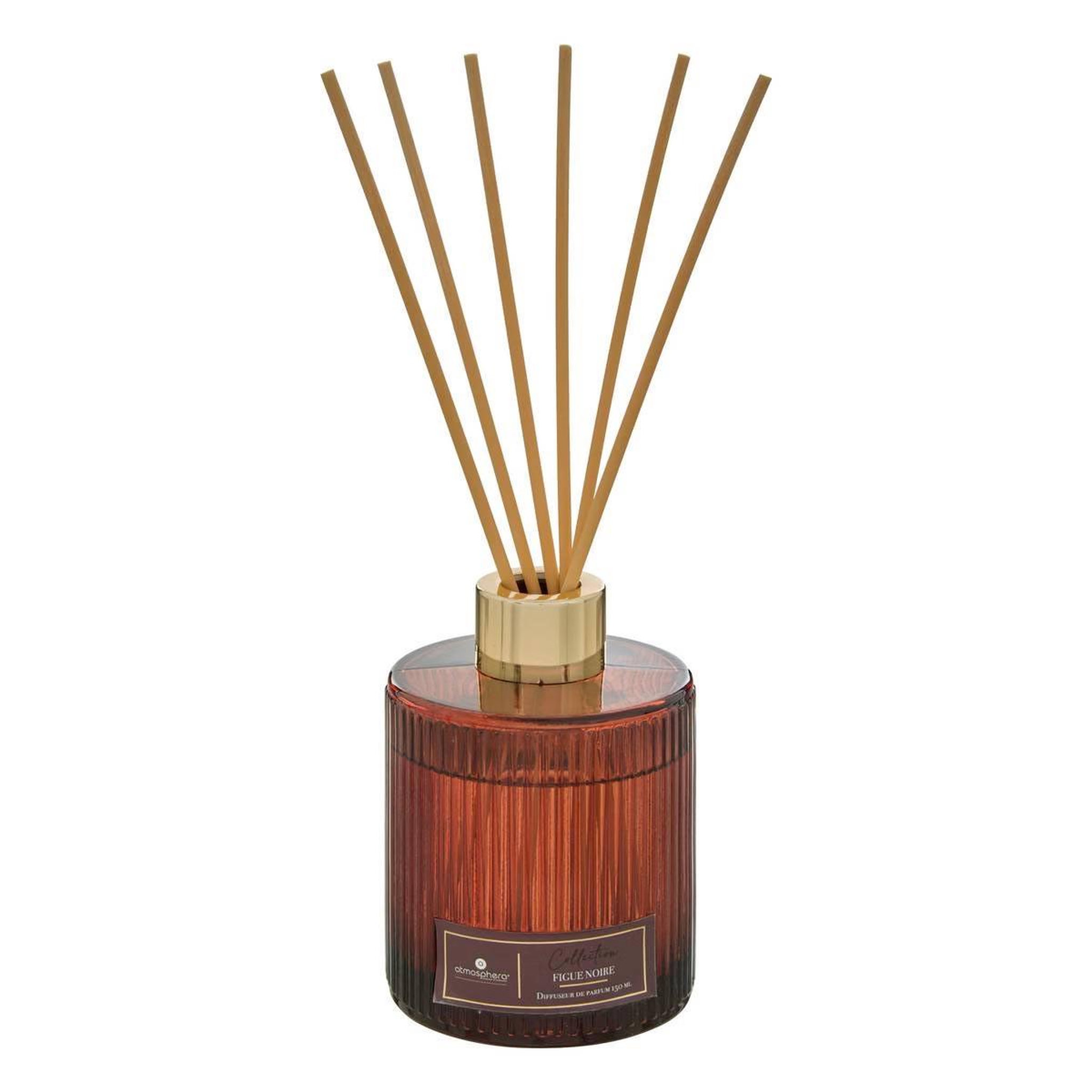 ATMOSPHERA Diffuseur de parfum en verre  albie  150ml figue noire