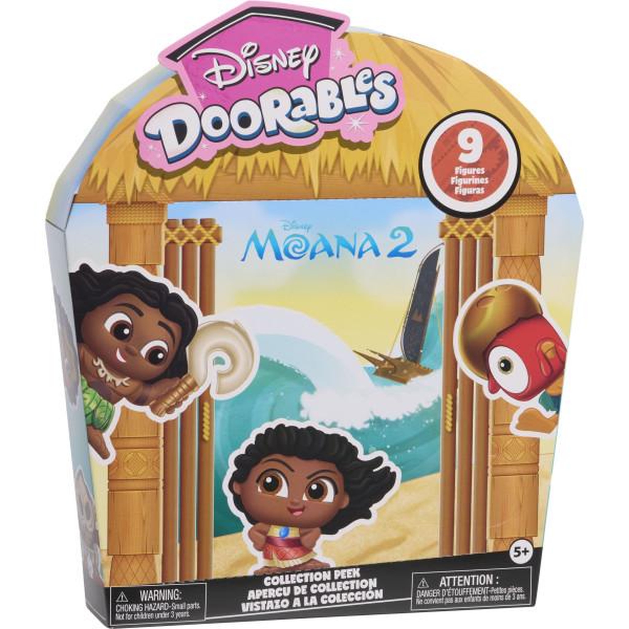 Voir la diapositive 2 : JUST PLAY Doorables Vaiana Coffret collector, Doorables Disney, Figurine a collectionner de 3,8 cm, Des 5 ans