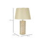 Voir la diapositive 5 : Paris Prix Lampe à Poser Design  Glam  47cm Or