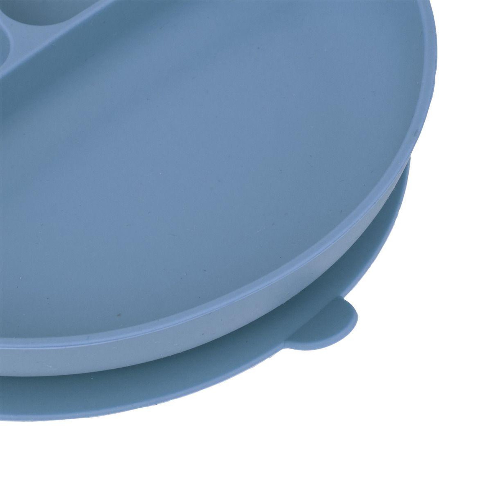 Voir la diapositive 6 : Atmosphera Kids Set Repas Enfant  Silicone  17cm Bleu