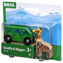 Voir la diapositive 1 : Brio 33724 Wagon train Girafe