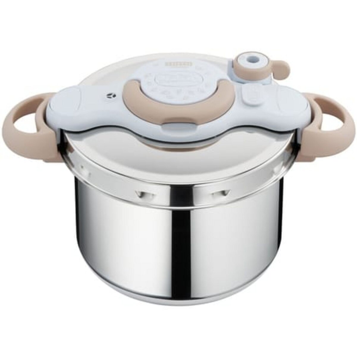 SEB Cocotte-minute induction CLIPSOMINUT NATURAL 7,5 L 