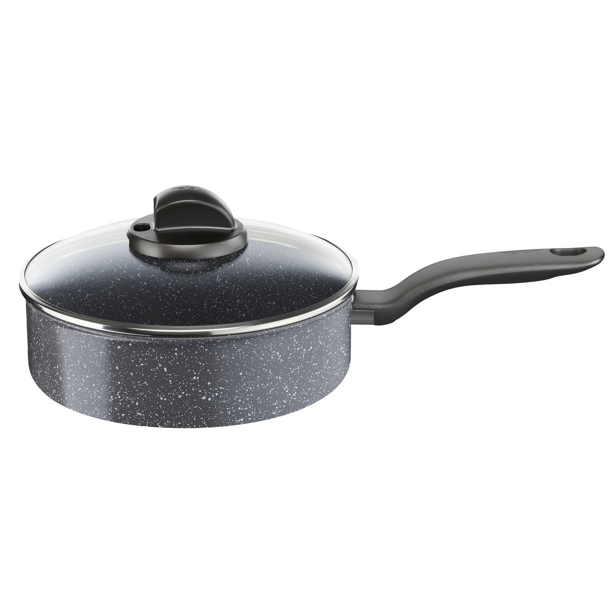 TEFAL Sauteuse METEOR 24 cm + couvercle céramique effet pierre - Tous feux dont induction
