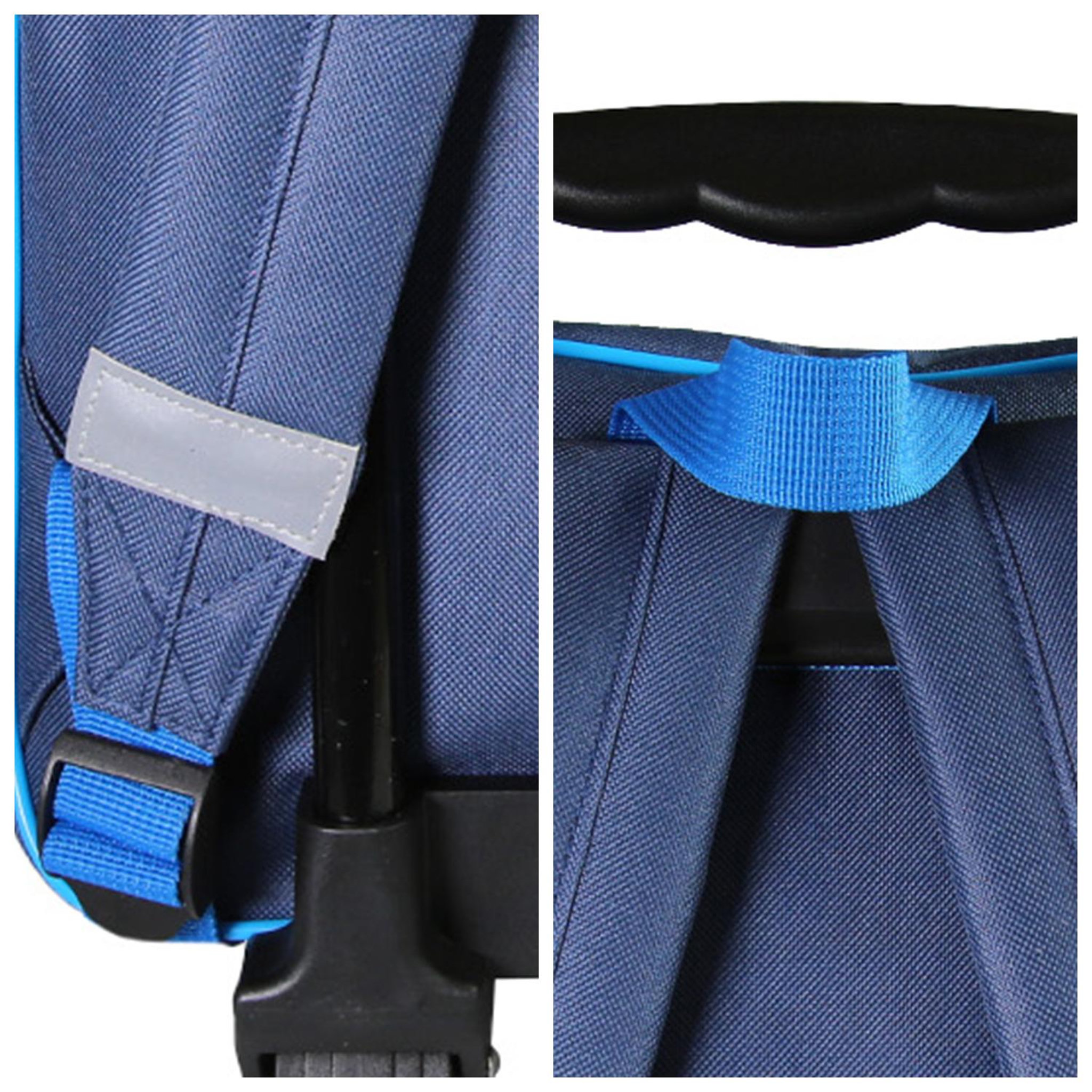 Voir la diapositive 6 : Bagtrotter Sac à dos à roulettes bleu La Reine des Neiges  1 compartiment - Bagtrotter