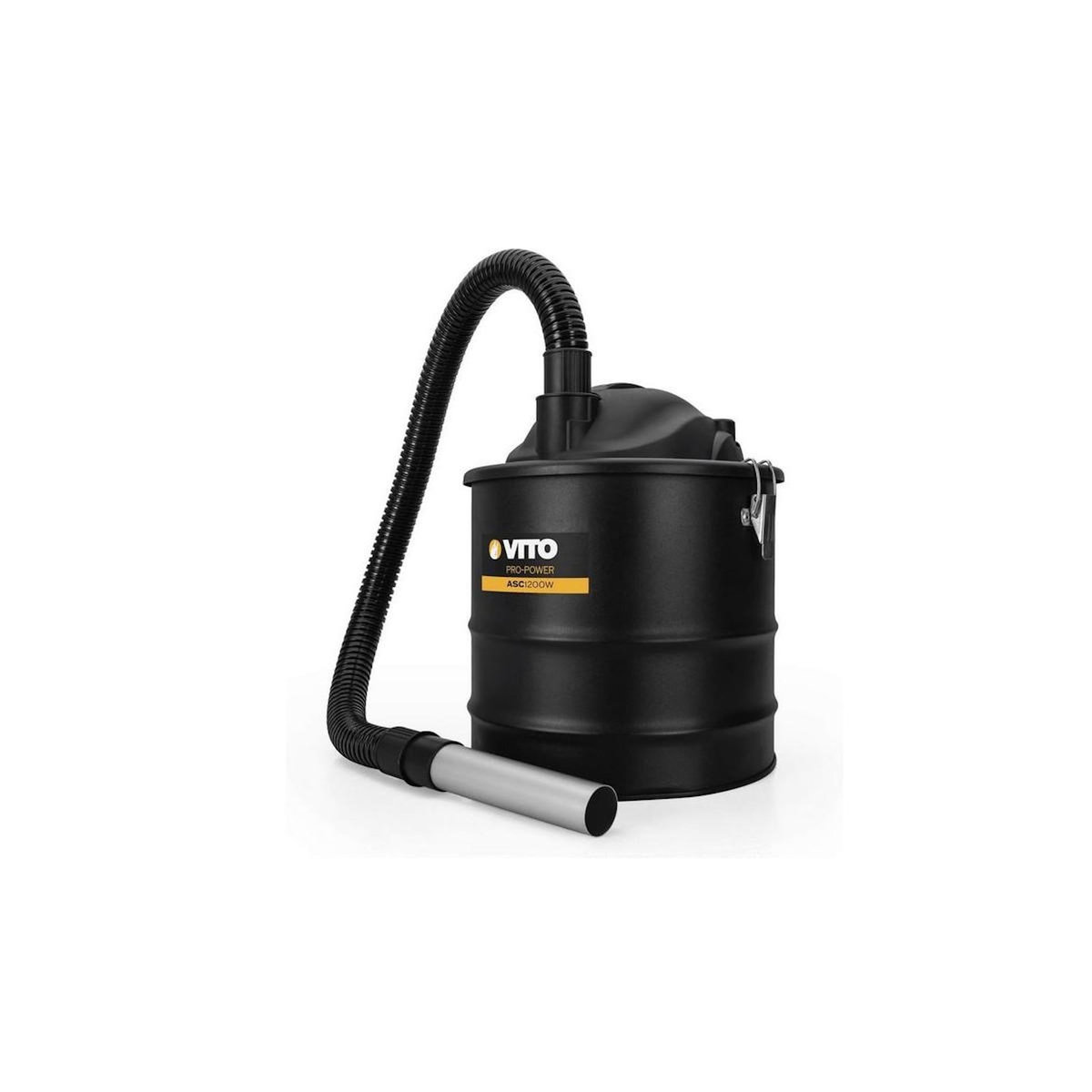 VITO Pro-Power Aspirateur de cendres 1200W Cuve 18L Filtre HEPA VITO