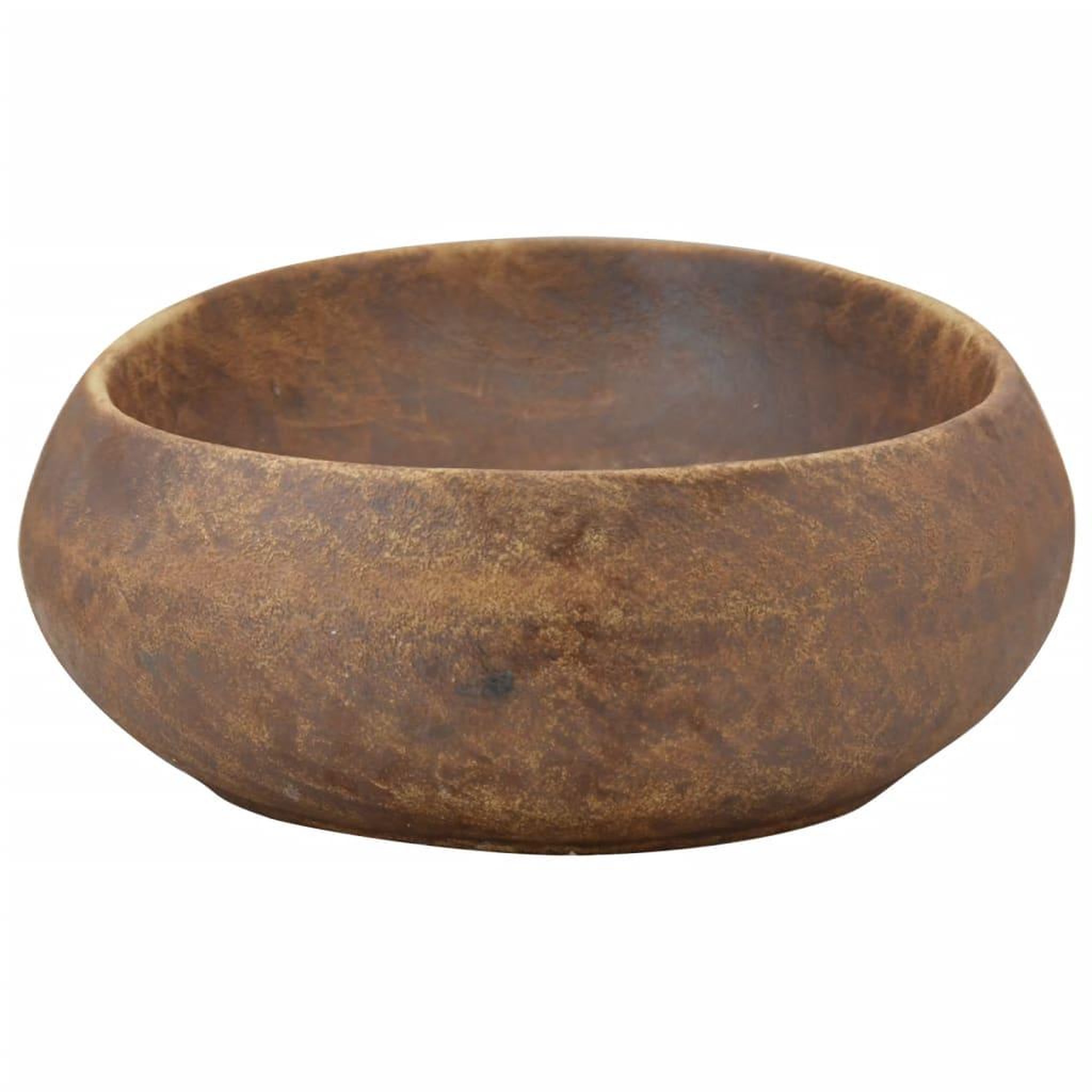 Voir la diapositive 5 : VIDAXL Vasque a poser marron ovale 59x40x15 cm ceramique