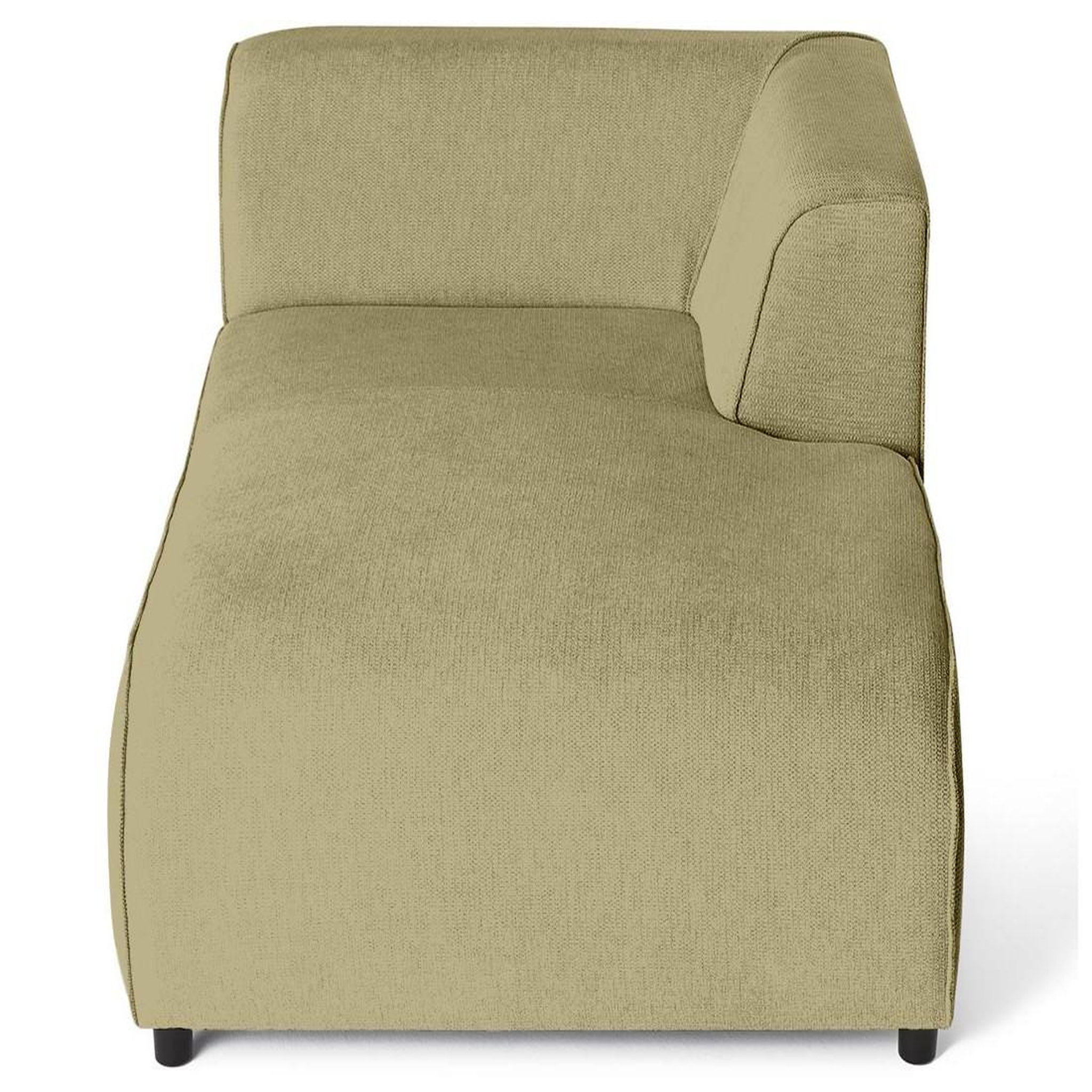 Voir la diapositive 3 : LISA DESIGN Suaro - module d'assise méridienne droit en tissu texturé