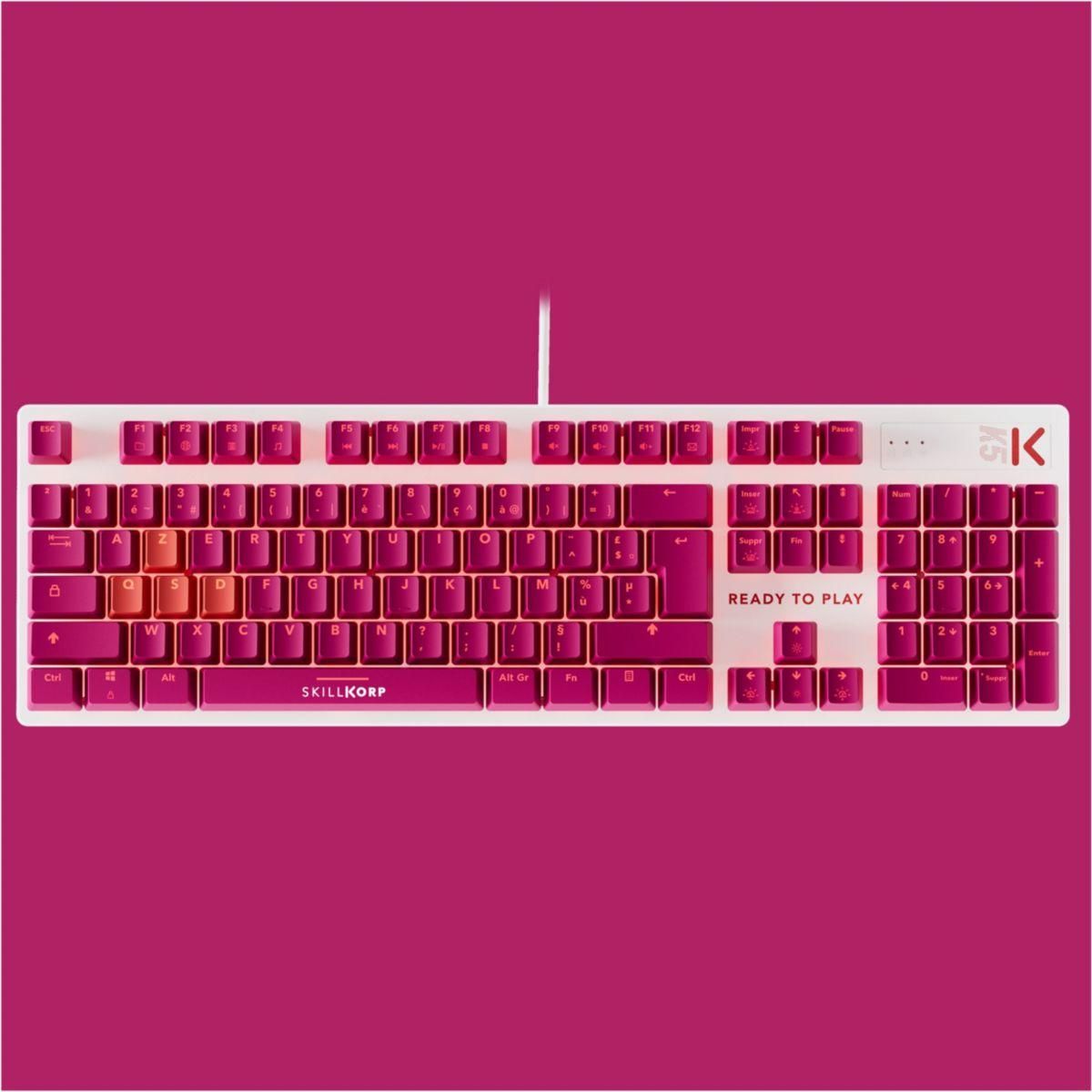 SKILLKORP Clavier gamer K5 MAGENTA Access