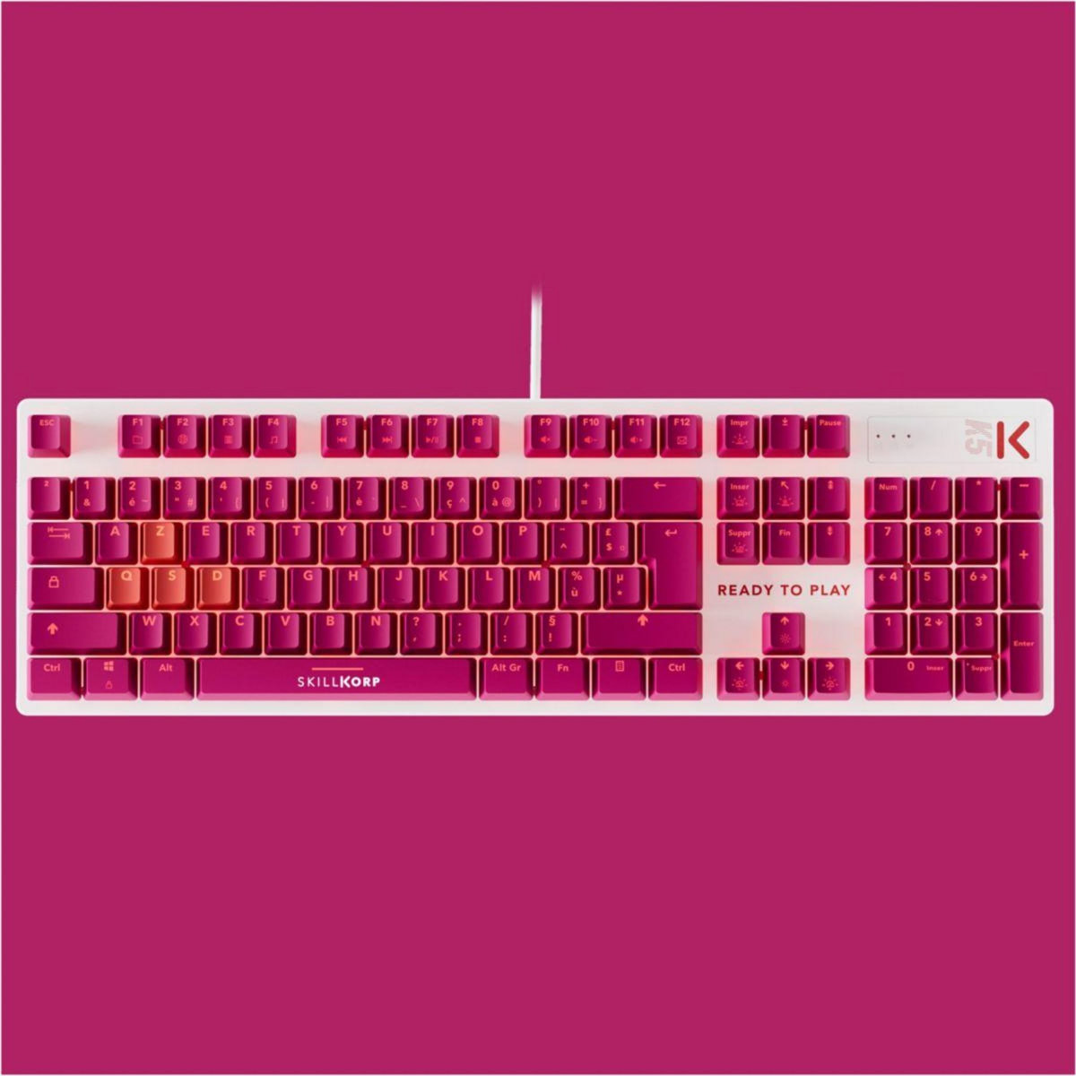 SKILLKORP Clavier gamer K5 MAGENTA Access