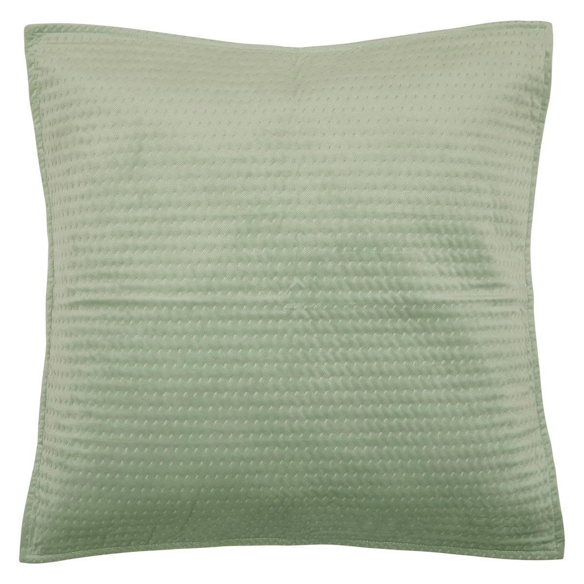 Voir la diapositive 3 : ATMOSPHERA Dessus de lit & 2 taies  lilou  240x260cm vert céladon