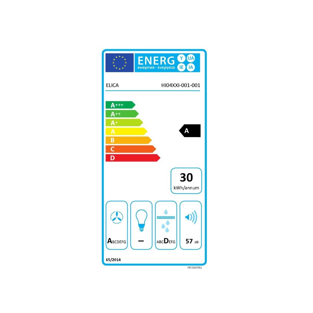 ELICA Table de cuisson aspirante induction 60cm 4 feux 7500w noir - PRF0167053