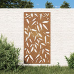 VIDAXL Decoration murale jardin 105x55 cm design de feuille de bambou