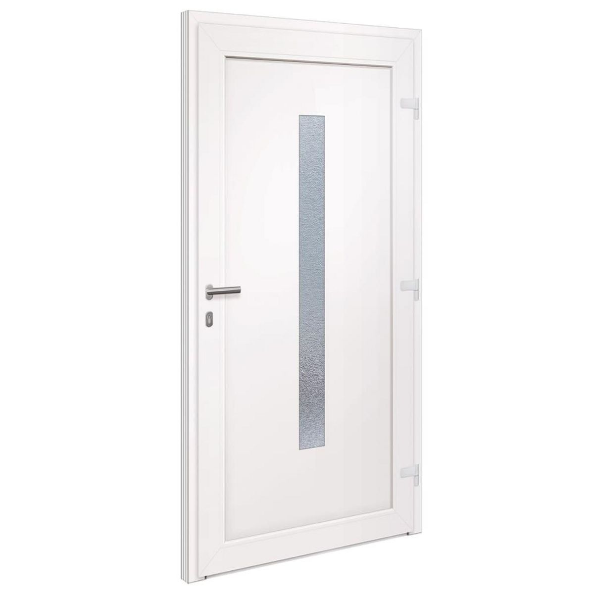 VIDAXL Porte d'entree anthracite 98x200 cm PVC