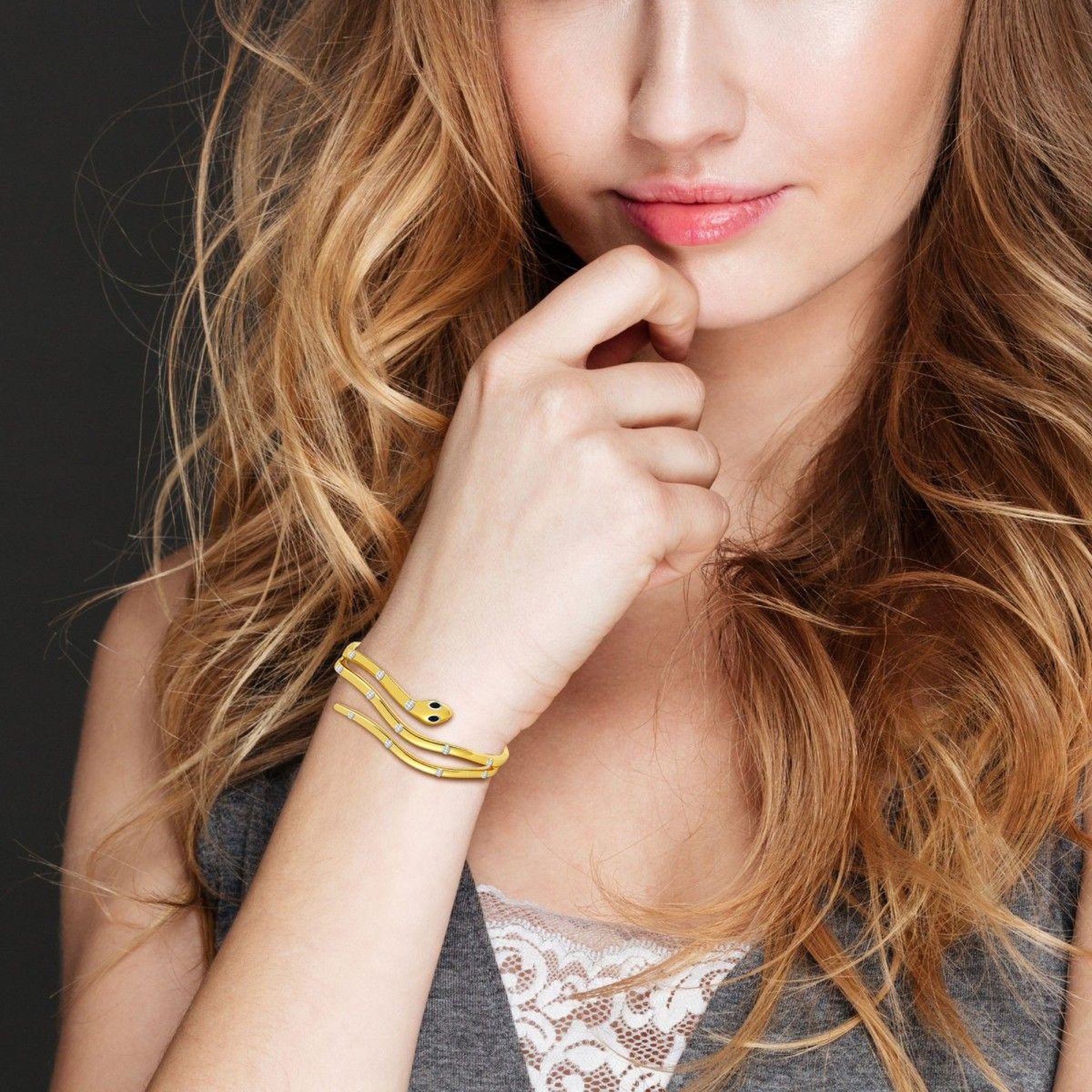 Voir la diapositive 2 : SC BOHEME Bracelet serpent par SC Bohème®