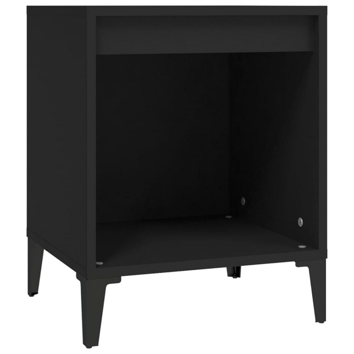 VIDAXL Table de chevet Noir 40x35x50 cm