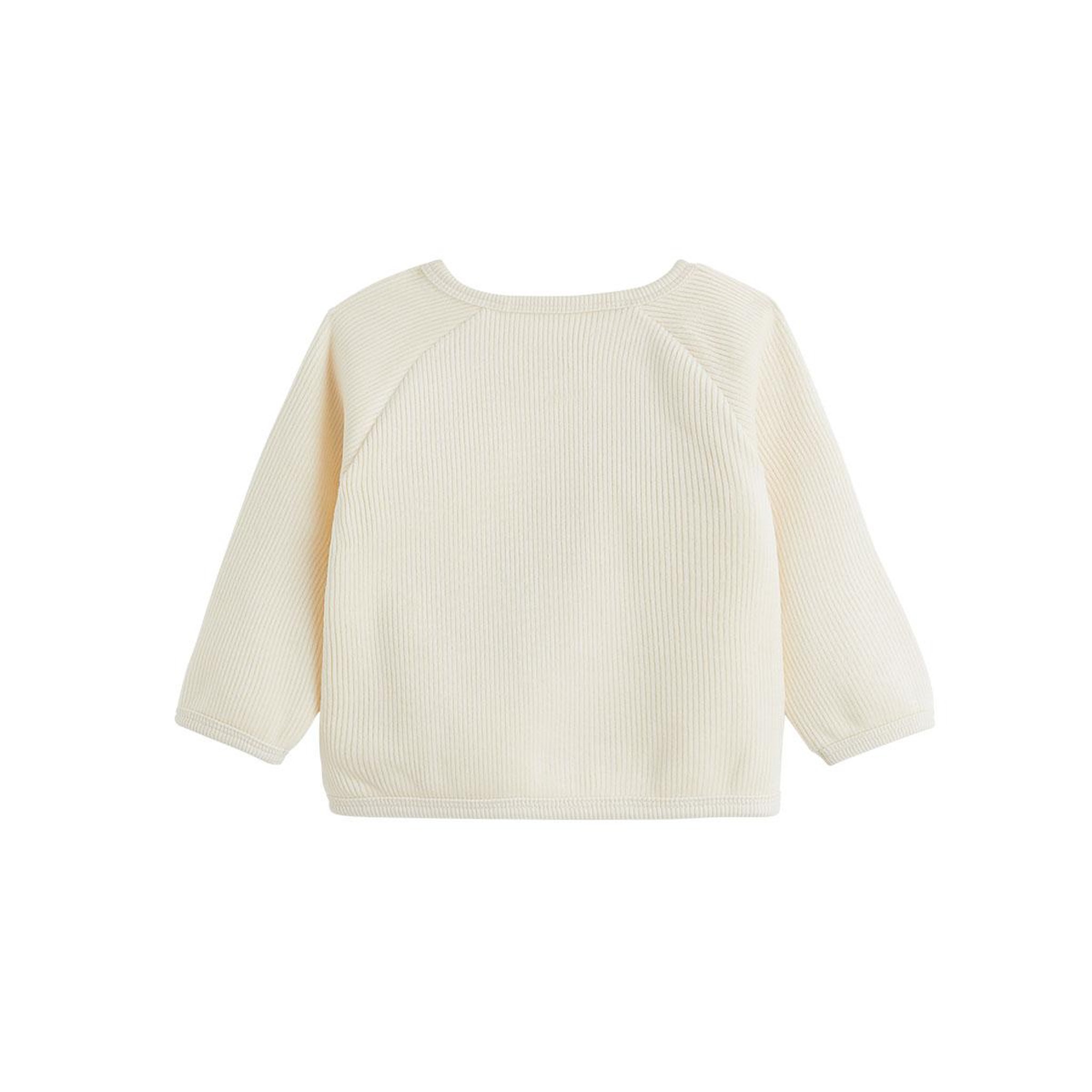 Voir la diapositive 2 : PETIT BEGUIN Sweat-shirt bébé en velours Flocon