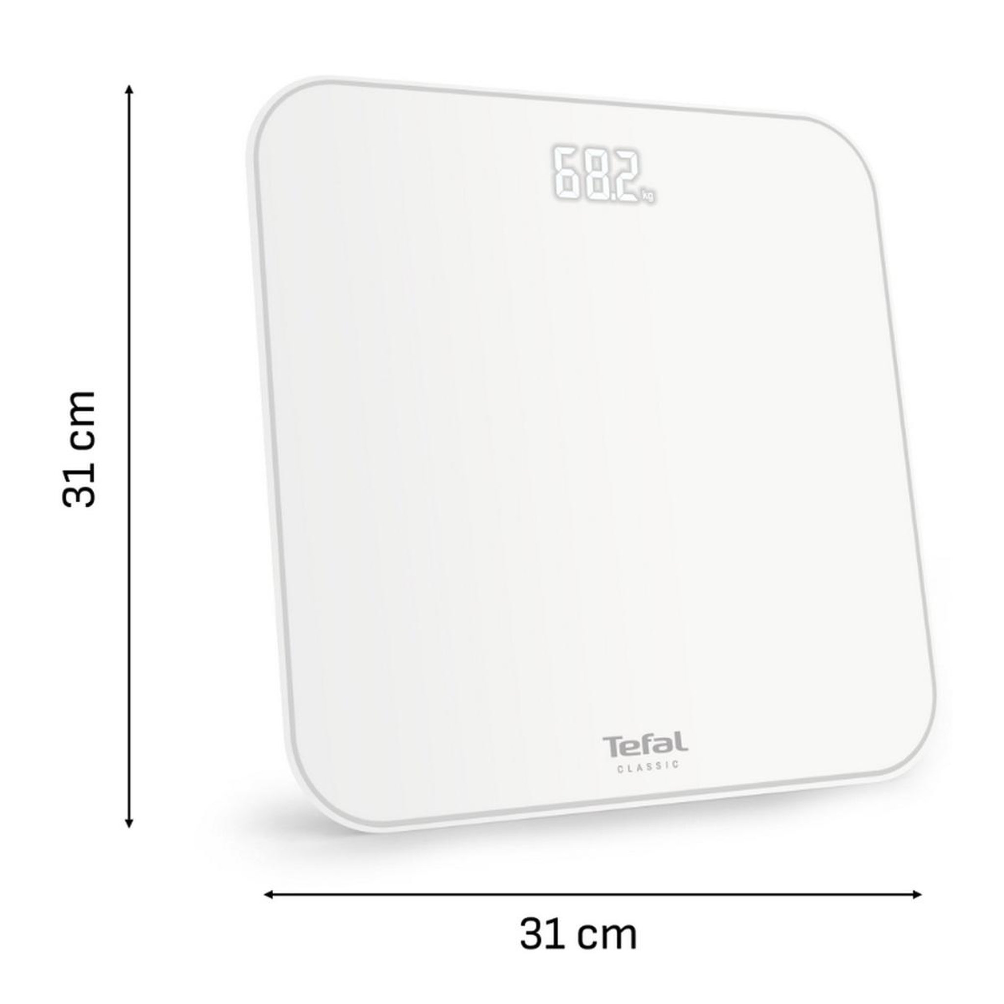 Voir la diapositive 3 : TEFAL Pèse-personne électronique 180kg/100g - PP1901V0