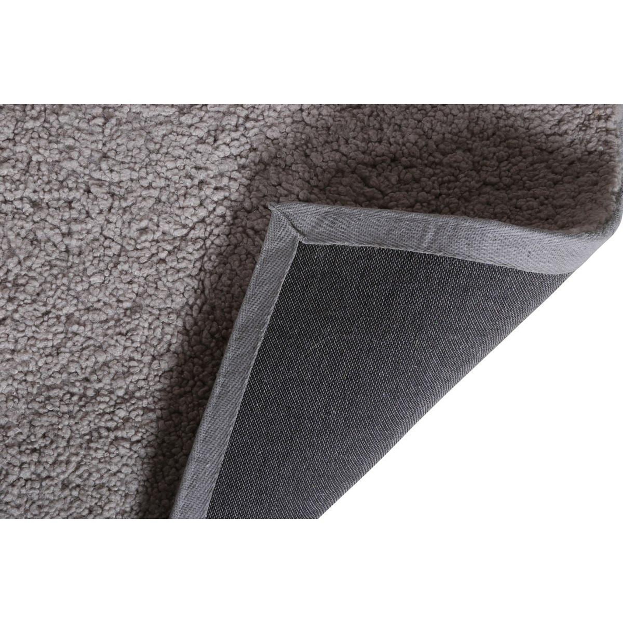 Voir la diapositive 5 : Paris Prix Tapis uni  teddy  160x230cm gris