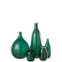 Voir la diapositive 2 : Paris Prix Vase Déco en Verre  Mandie  28cm Vert