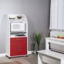 Voir la diapositive 2 : Desserte micro-ondes 2 portes 1 tiroir PRACTICA 