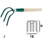 Leborgne Griffe à rosier à soie - manche bois certifié PEFC 100%